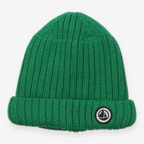 Green cable knit beanie
