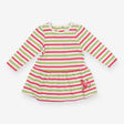 Dress Jersey Pink and Green Stripes - Bird 