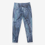 Super Sculpt 7/8 Leggings Geometric Print Slate Bl