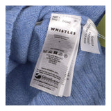 High Neck Knit Jumper Blue