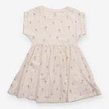 Jersey Dress Cream with Ice Cream Print
