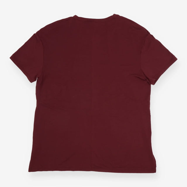 Burgundy Relaxed Short Sleeve T-Shirt