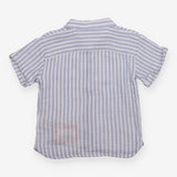 Shirt Short Sleeve Blue Stripe
