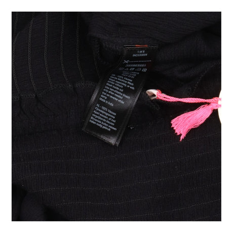 Black Embroidered Smocked Jumpsuit Viscose