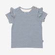Flutterby t-shirt navy