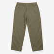 Olive Green Stretch Easy Ankle Trousers