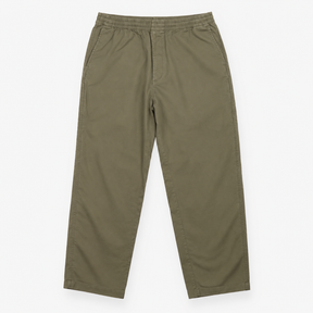 Olive Green Stretch Easy Ankle Trousers