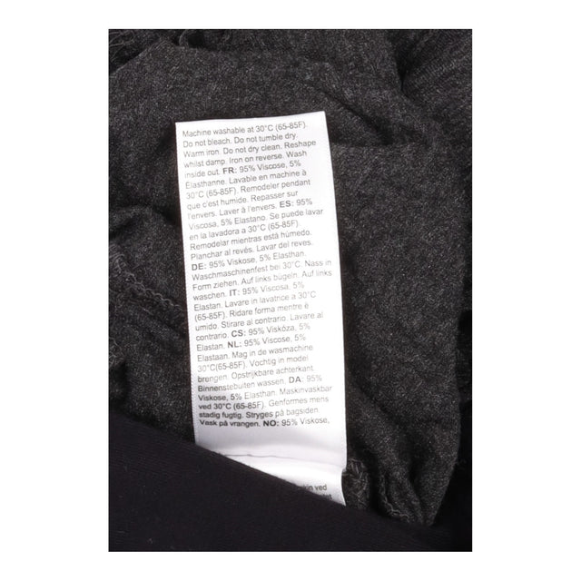 Black and Charcoal Over Bump Maternity Lounge Trou