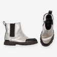 Silver Sparkly Ankle Boots