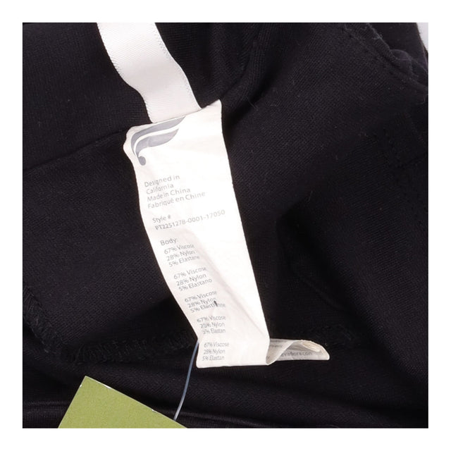 Leggings Black Full Length Zip Ankle Activewear