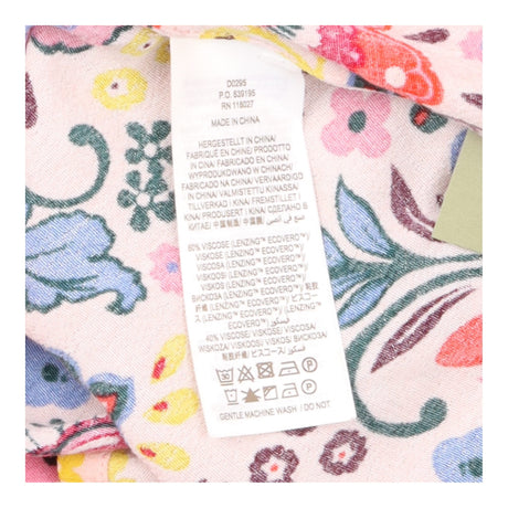 Pink Floral Long Sleeve V-Neck Maxi Dress