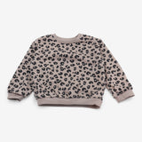 Jersey sweater leopard print