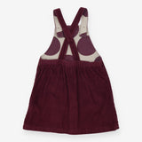 Purple Cord Pinafore 