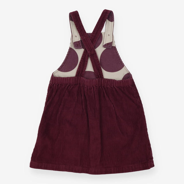 Purple Cord Pinafore 