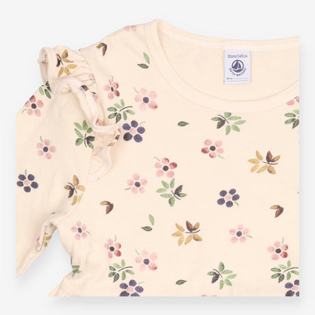 Dress Long Sleeve Cream Floral Appliques