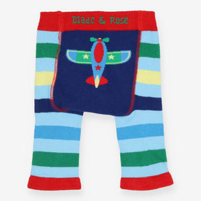 Knit Legging Multi Coloured Plane 
