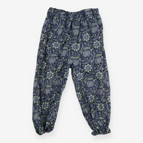 Harem trousers blue/green floral