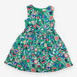 Dress Sleeveless Green Floral