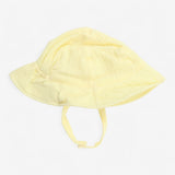 Sun hat yellow with strap