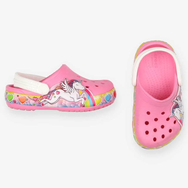 Crocs pink unicorn