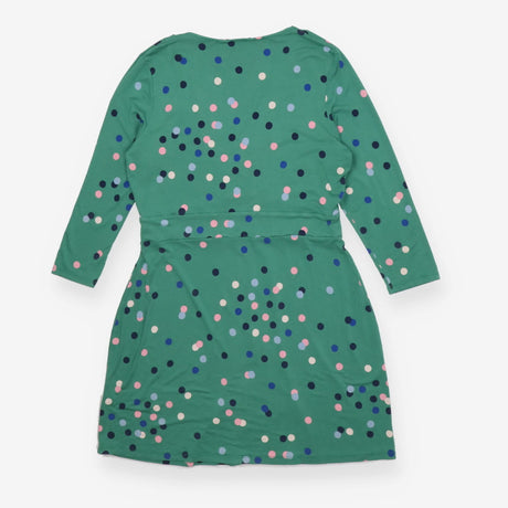 Dress green polka dot