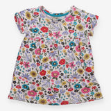 Dress floral white 