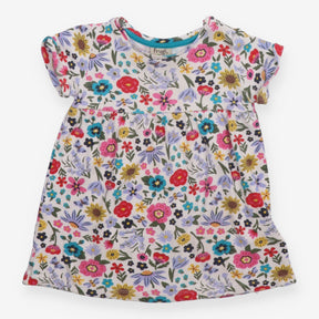 Dress floral white 
