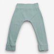 Leggings pale green ribbed