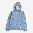 Blue hoodie hearts