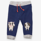 Joggers Blue Cow Knee Patches