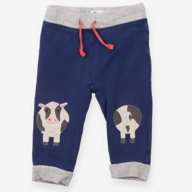 Joggers Blue Cow Knee Patches