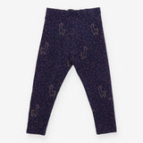 Leggings navy llama