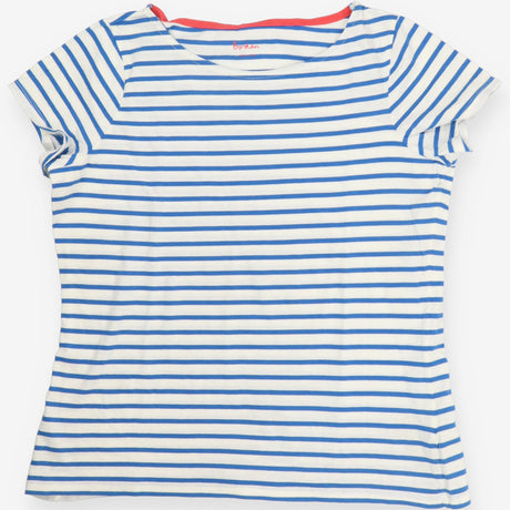 Breton Stripe T-Shirts Blue Red Cotton 2 Pack