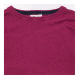 Berry Purple Organic Cotton Modal Blend Contrast T