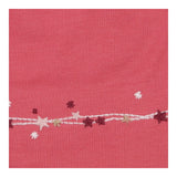 Jacket pink cross over white collar