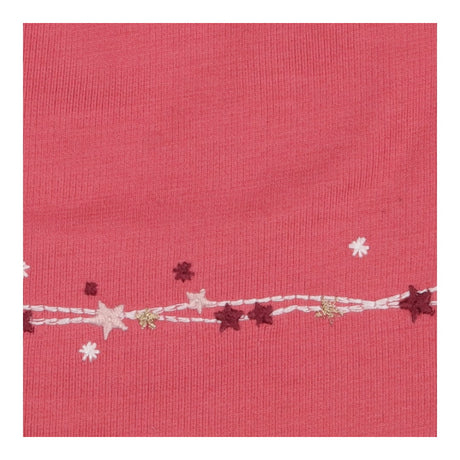 Jacket pink cross over white collar