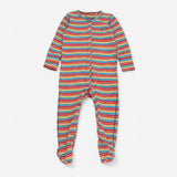 Sleepsuit Multi Striped with Blue Star