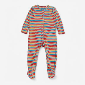 Sleepsuit Multi Striped with Blue Star