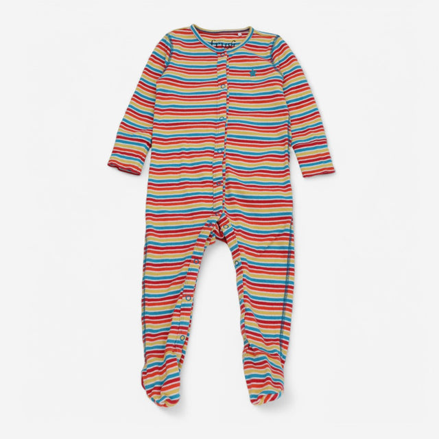 Sleepsuit Multi Striped with Blue Star
