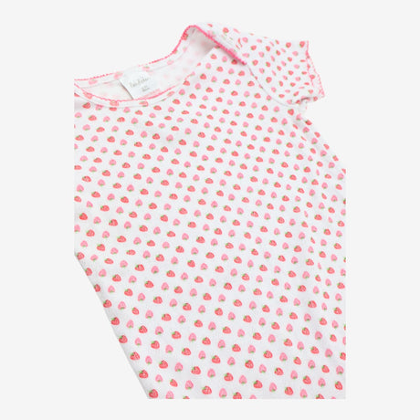 Bodysuit pointelle SS strawberries 