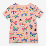 T-shirt pink butterfly