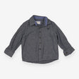 Shirt LS blue herringbone pattern