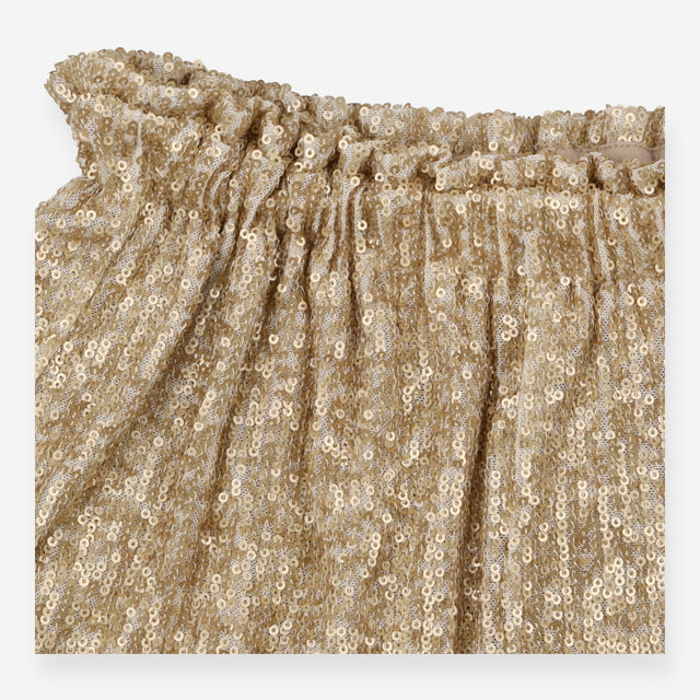 Gold sequin shorts