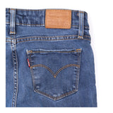 Skinny Jeans Mid Blue Wash Mid Rise Denim