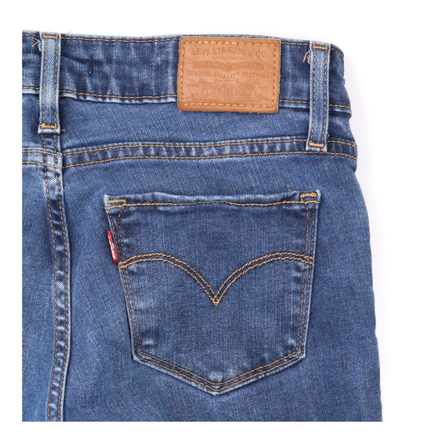 Skinny Jeans Mid Blue Wash Mid Rise Denim