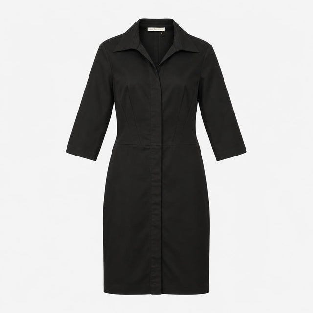 Dress Shirt Tailored Collar Black
