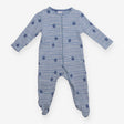 Blue Striped Stars Sleepsuit