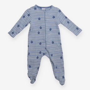 Blue Striped Stars Sleepsuit