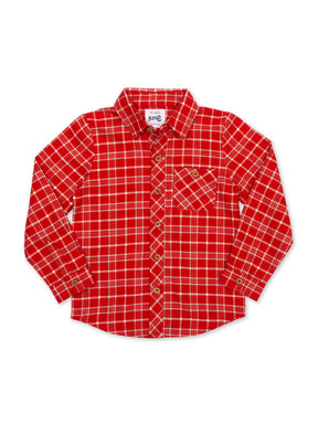 Check shirt red