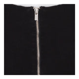 Dark Navy Denim Black Back Racerback Dress